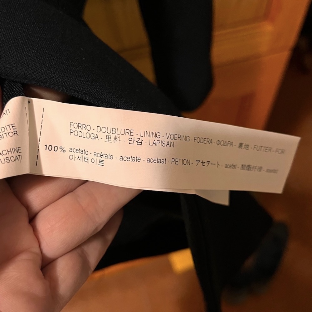 Zara Basic Collection Large navy blazer - Picture 3 of 6